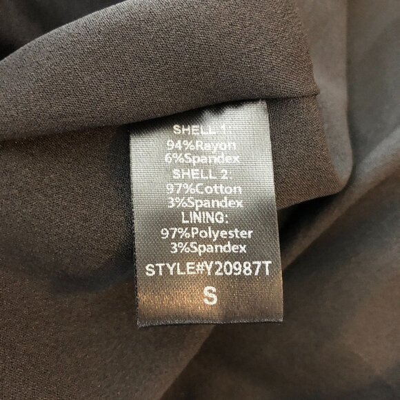 NWOT Tuckernuck Black 3/4 Sleeve Off the Shoulder Marissa Tiered Midi Dress Sz S - Picture 5 of 5